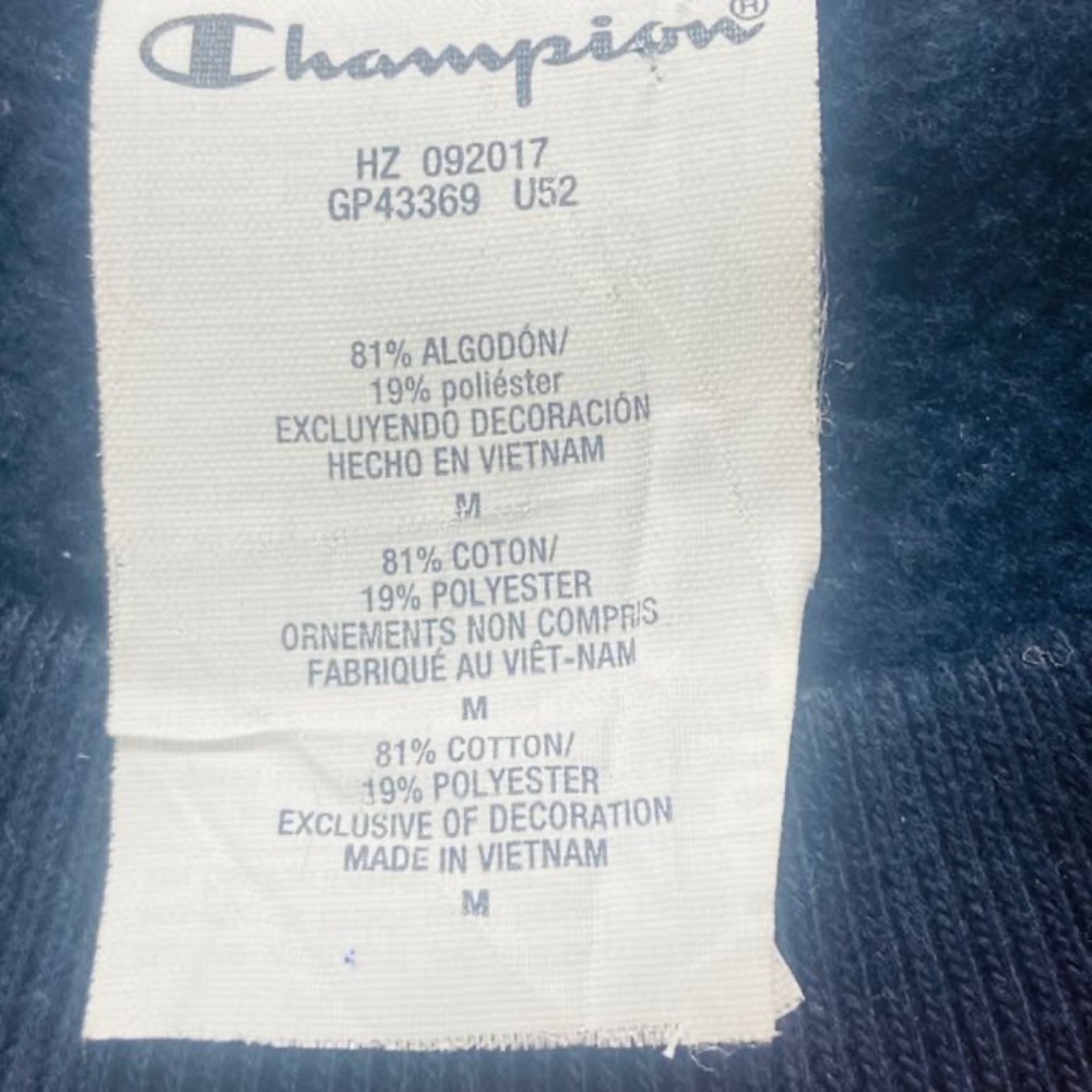 Champion Retro Color Block Reverse Weave Pullover… - image 5